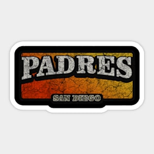 San Diego (padres) design Text Sticker